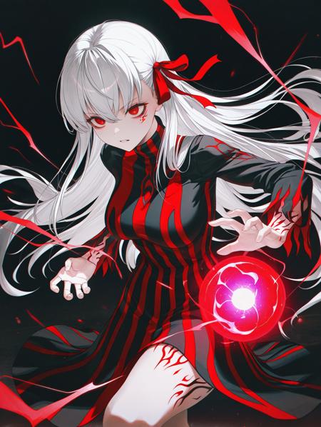 09136-199523525-1girl, solo, black background, dark, wanke, z3zz4 Sakura Matou, white hair, red eyes, long hair, hair ribbon, body markings dark.png